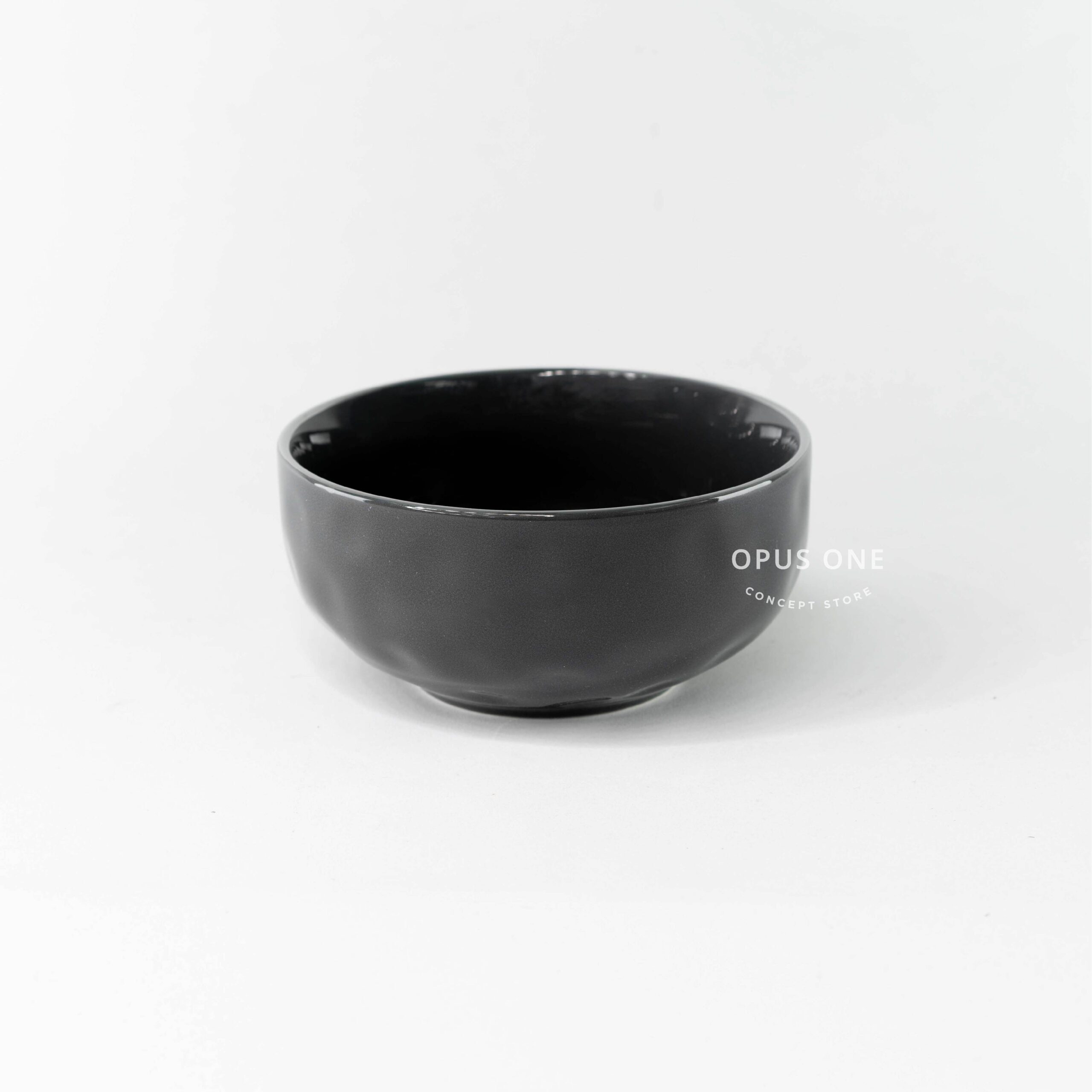 Opus One Silver Locus Wave Bowl 6" 14878 Dark Grey