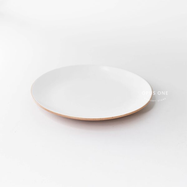 Opus One Salad Plate Aroma Bumi 22cm White Satin PC-22 SJL 15546