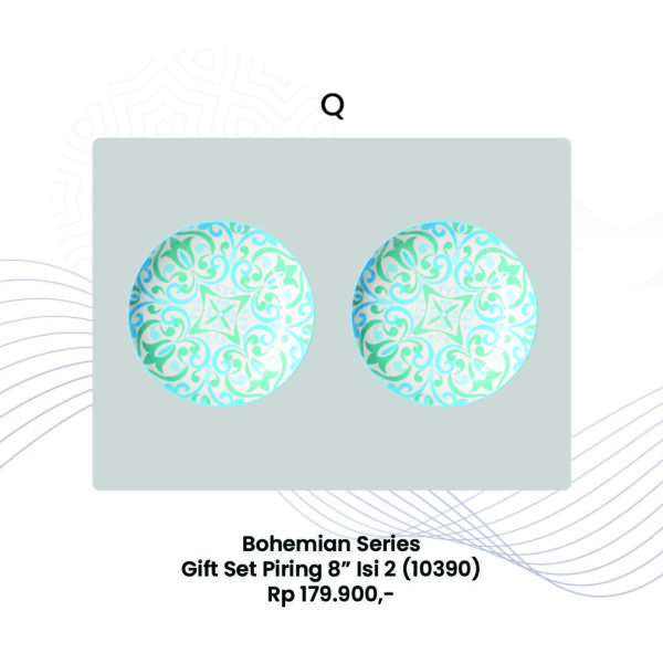 Opus One Piring Bohemian 8" Set 2 10390 Q