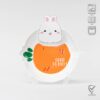 Opus One Piring Keramik Rabbit and Carrot 21cm 16169