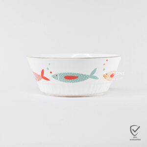 Opus One Mangkok 5Fish Ceramic 9" 16244