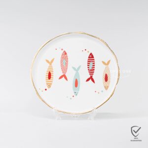 Opus One Piring 5Fish Ceramic 10.5" 16238