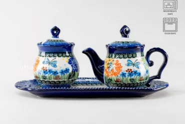 Opus One Teapot & Sugar Set Valerian Meadows;Dragonfly 16425