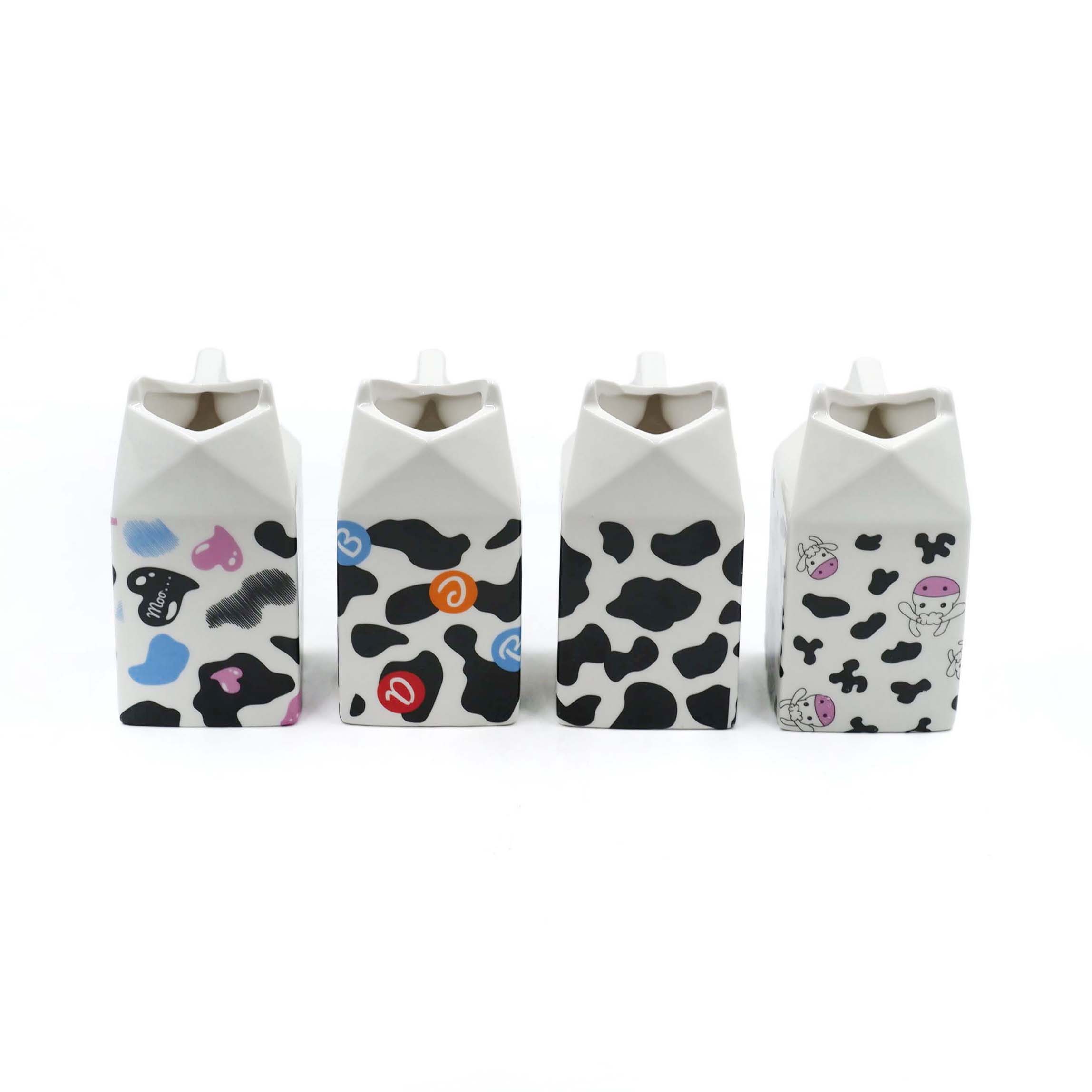 Opus One Ceramic Milk Carton - Cow Pattern 550ml MQY1072 24979