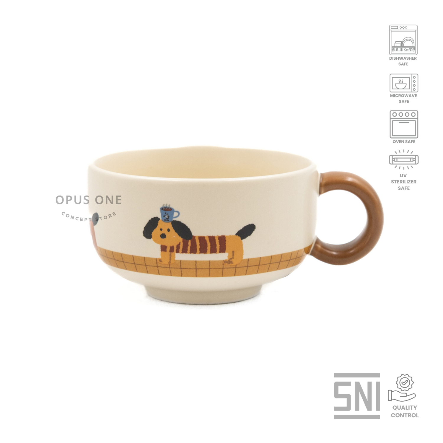 Opus One Jolly Poppy Coffee Cup 11.2x8.5x5.2cm 23962 - Image 6