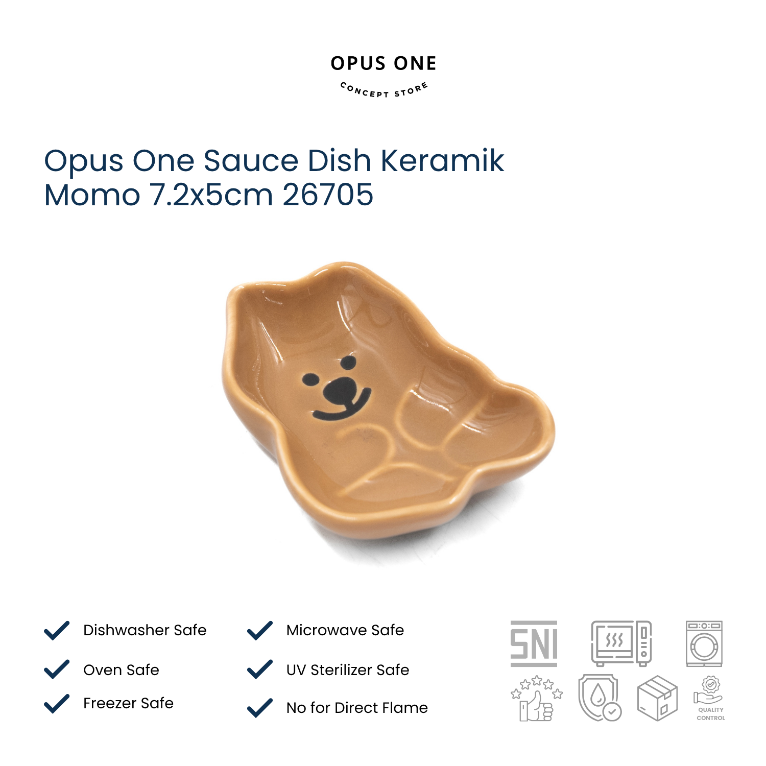 Opus One Sauce Dish Keramik Momo 7.2x5cm 26705 - Image 5