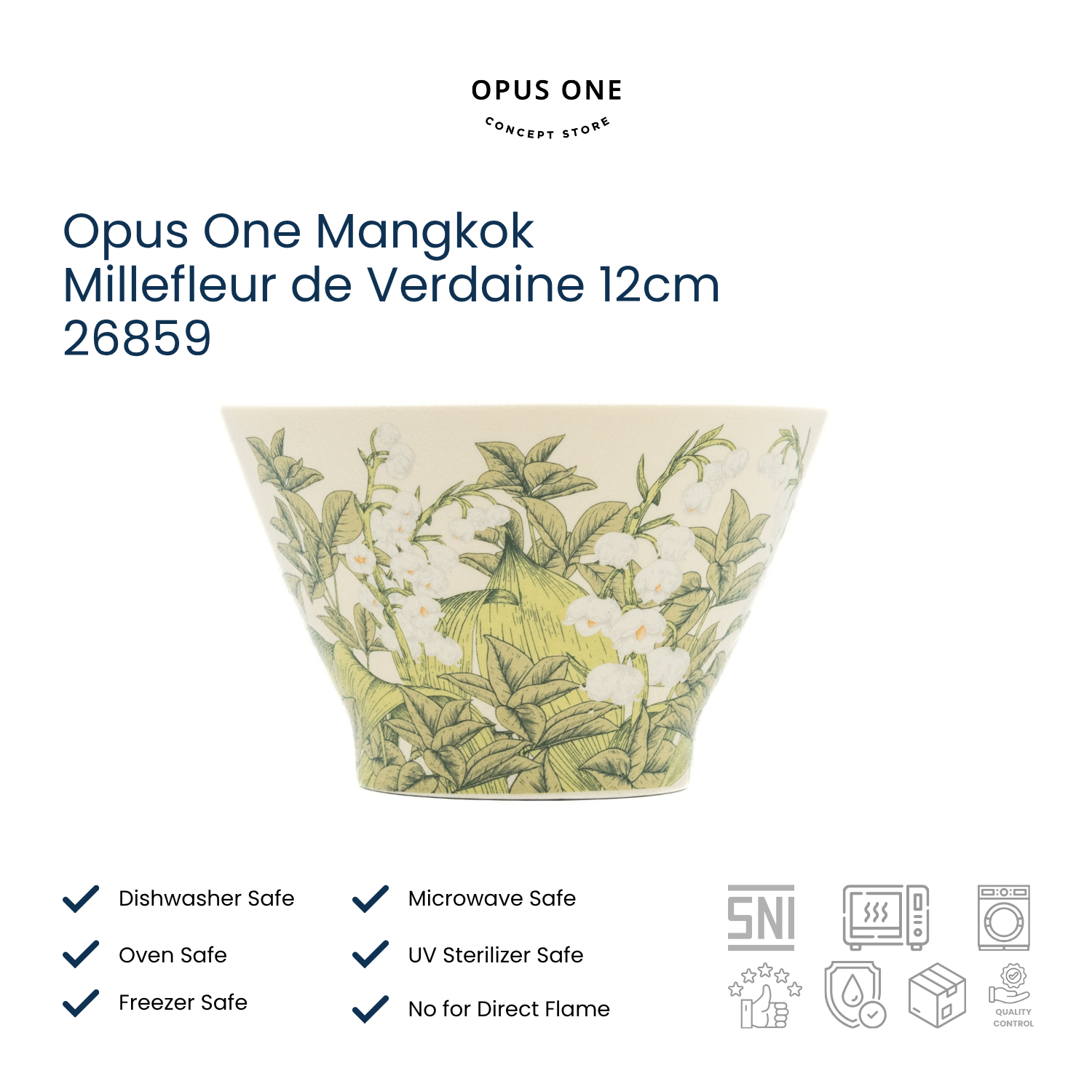 Opus One Mangkok Millefleur de Verdaine 12cm 26859 - Image 2