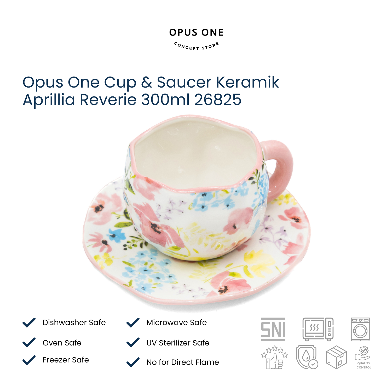 Opus One Cup & Saucer Keramik Aprillia Reverie 300ml 26825 - Image 2