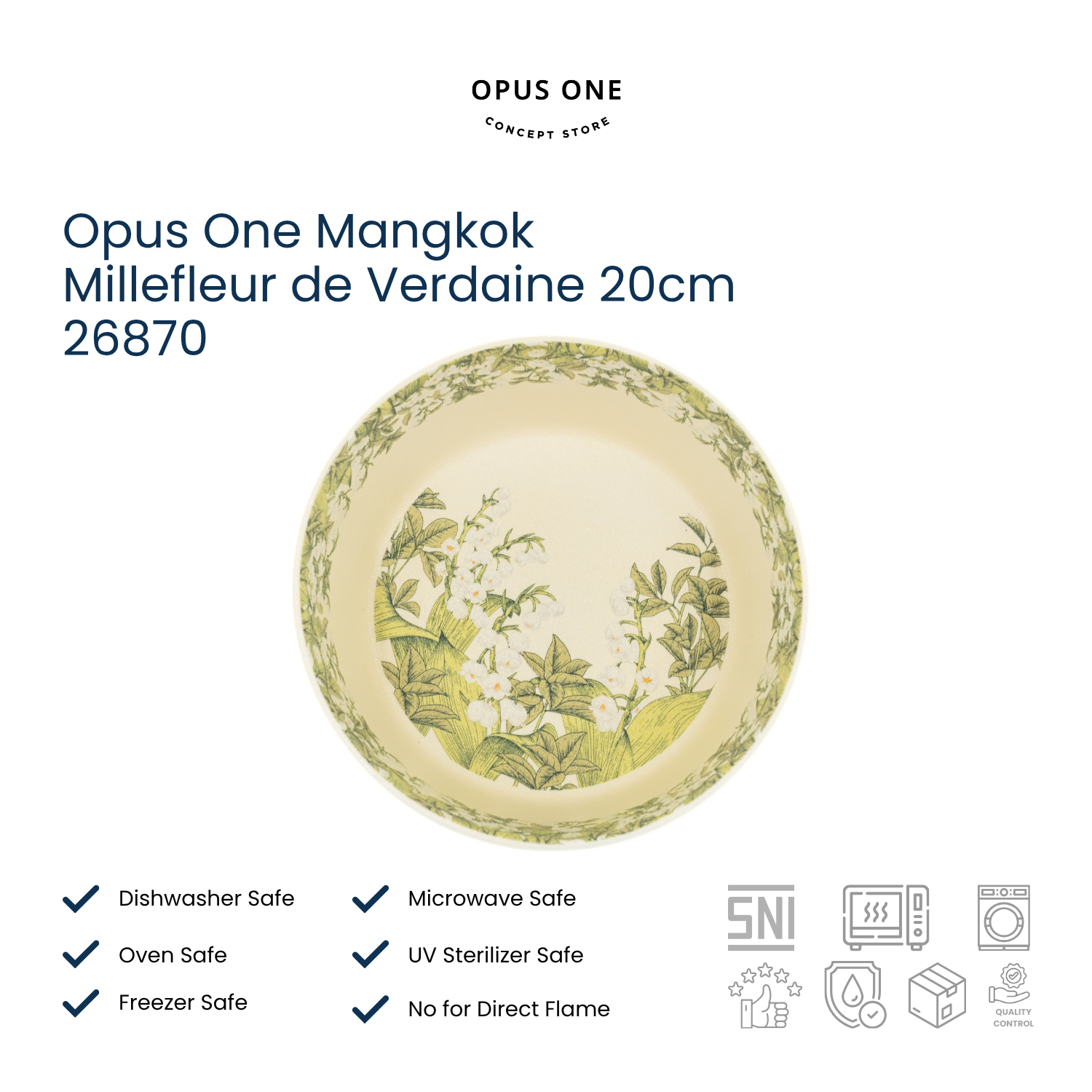 Opus One Mangkok Millefleur de Verdaine 20cm 26870 - Image 2